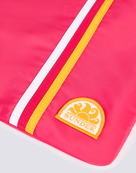 LUDWIG - CLUTCH BAG WITH RAINBOW DETAIL