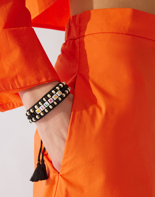 BRACCIALE CON PERLINE MILANO