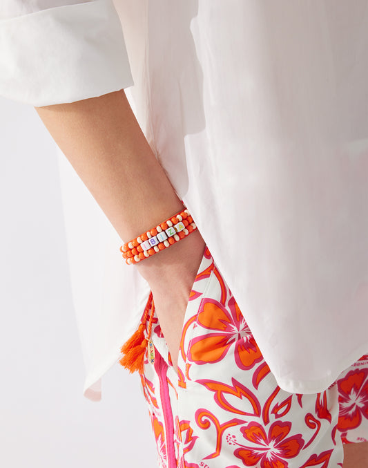 BRACCIALE CON PERLINE IBIZA