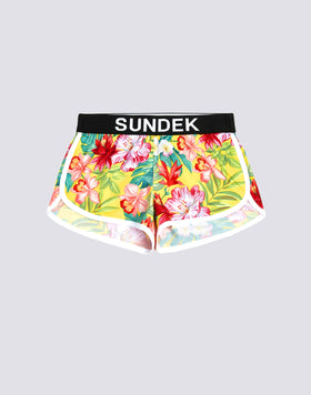 MINI SHORT DE PLAGE LULIN AVEC IMPRIMÉ BORA BORA