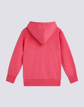 FELPA CON CAPPUCCIO E TRICOLORE ARCOBALENO