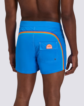 SHORT DE BAIN COURT TAILLE FIXE TAFFETA ICONIQUE