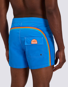 SHORT DE BAIN COURT TAILLE FIXE TAFFETA ICONIQUE