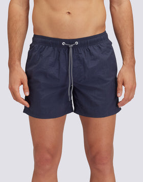 TRAJE DE BAÑO CORTO CINTURA ELÁSTICA ARRUGADA