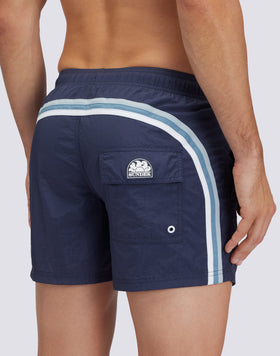 TRAJE DE BAÑO CORTO CINTURA ELÁSTICA ARRUGADA