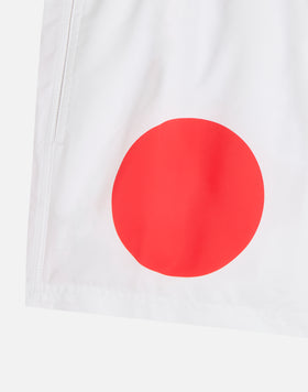 MAILLOT DE BAIN TAILLE COURTE ÉLASTIQUÉE POLYESTER RECYCLÉ REPREVE® DRAPEAU JAPONAIS