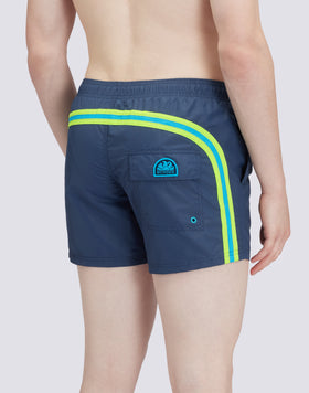 TRAJE DE BAÑO CORTO CINTURA ELÁSTICA ICONIC TAFETÁN ARCO IRIS 2 COLORES