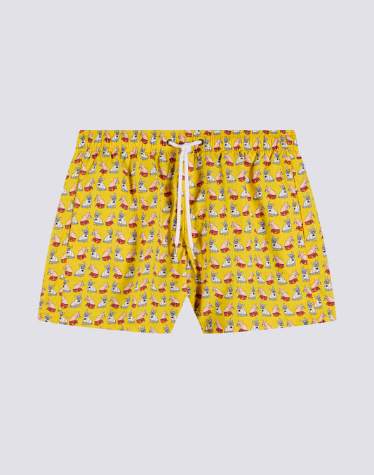 MAILLOT DE BAIN SHORT PROJET PELO - BEACH FRENCH BULLDOG