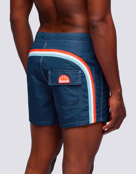 BAÑADOR CORTO CON CINTURA FIJA TAFETA ICÓNICA