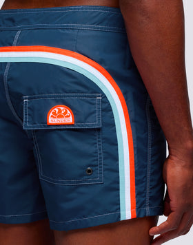 BAÑADOR CORTO CON CINTURA FIJA TAFETA ICÓNICA