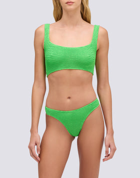 TOP SOUTIEN-GORGE EN TISSU GAUFRÉ