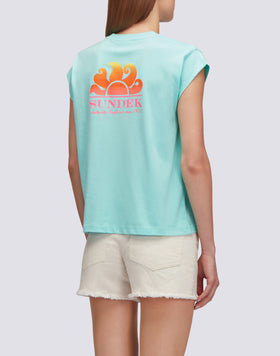 T-SHIRT À IMPRIMÉ DÉGRADÉ