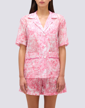 CAMISA DE MUJER CON ESTAMPADO FLEUR DE JOIE