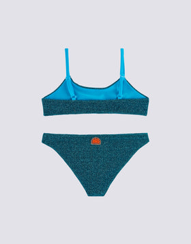 BIKINI AVEC HAUT À BANDEAU ET SLIP FIXE