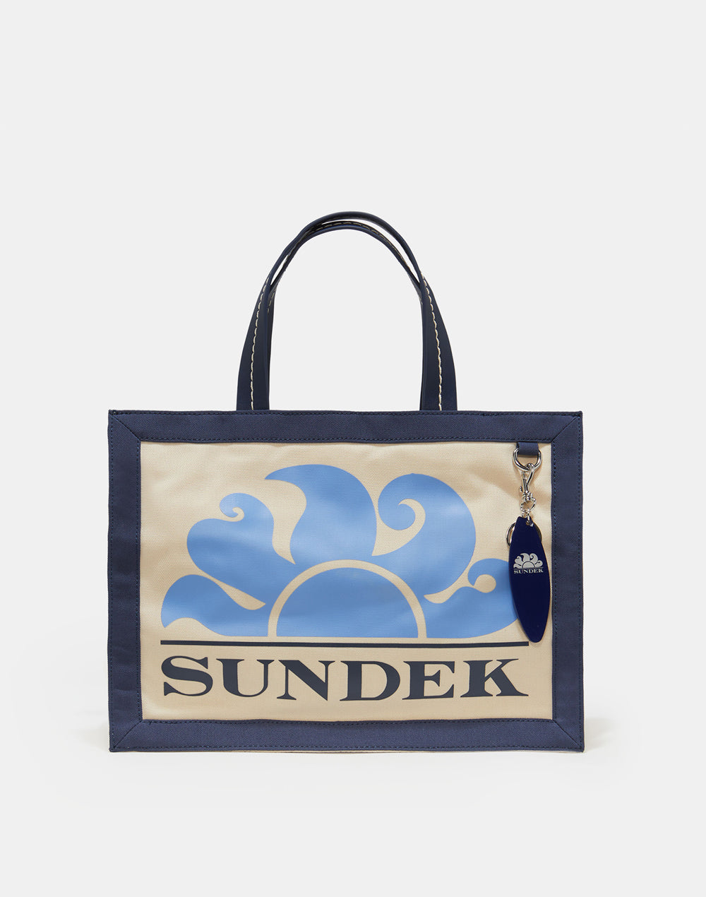SUNDEK TOTE BAG CON EFFETTO STONE WASHED
