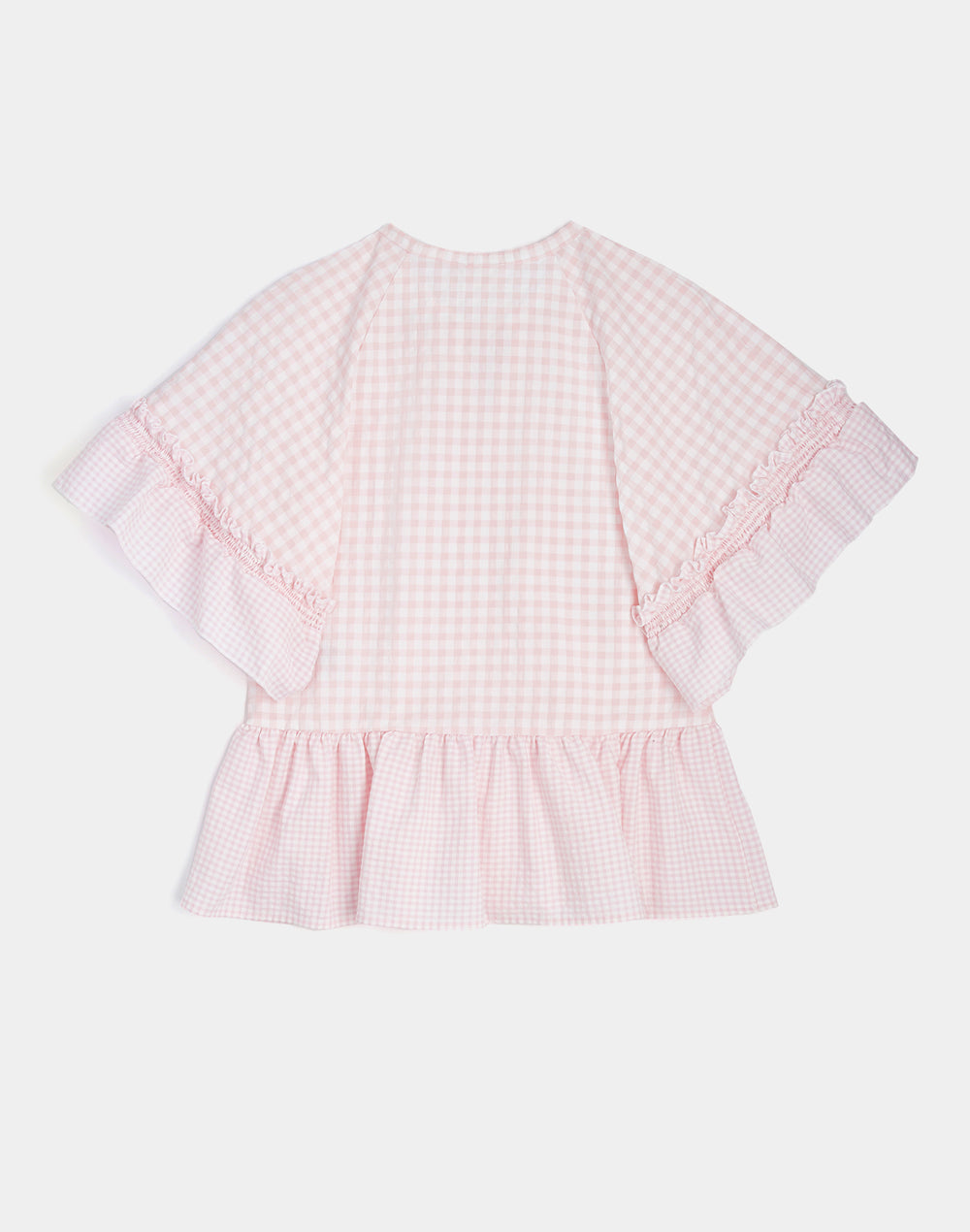 MINI KAFTAN EN COTON VICHY