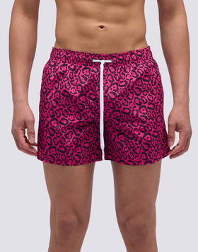 COSTUME DA BAGNO CORTO VITA ELASTICATA STAMPA FLASH LEOPARD