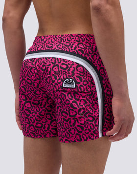 COSTUME DA BAGNO CORTO VITA ELASTICATA STAMPA FLASH LEOPARD