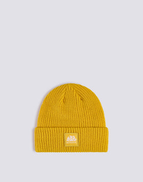 RIBBED CHILD'S HAT WITH LOGO