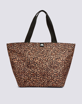 REGULAR LEOPARD PRINT TOTE BAG