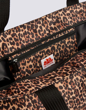 REGULAR LEOPARD PRINT TOTE BAG
