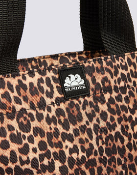 TOTE BAG PICCOLA LEOPARDATA