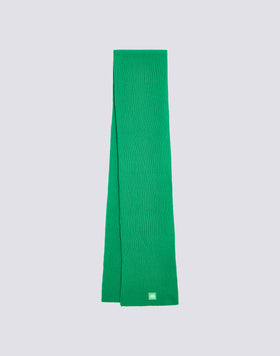 SOLID COLOR RIBBED SCARF