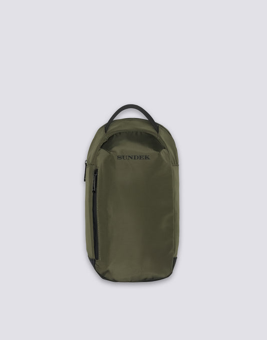 SHINY NYLON SHOULDER BAG
