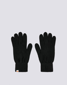 SOLID COLOR RIBBED GLOVES