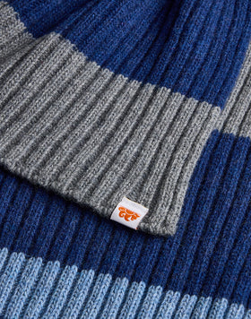 RIBBED STRIPED SCARF