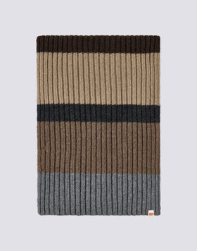 RIBBED STRIPED SCARF