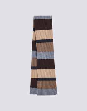 RIBBED STRIPED SCARF