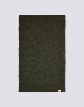 SOLID COLOR RIBBED SCARF