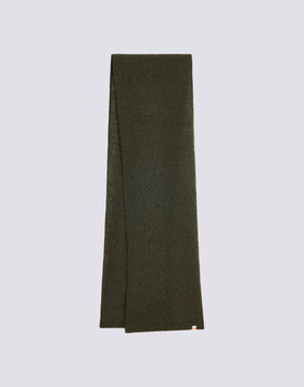 SOLID COLOR RIBBED SCARF