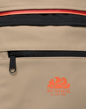 BACKPACK WITH WELDED ZIP AND ADJUSTABLE PADDED HANDLES