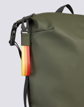 BACKPACK WITH WELDED ZIP AND ADJUSTABLE PADDED HANDLES