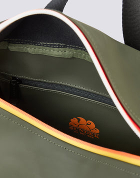 BACKPACK WITH WELDED ZIP AND ADJUSTABLE PADDED HANDLES