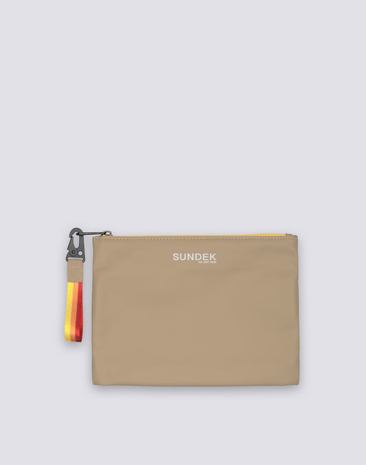 CLUTCH BAG WITH RAINBOW ZIP