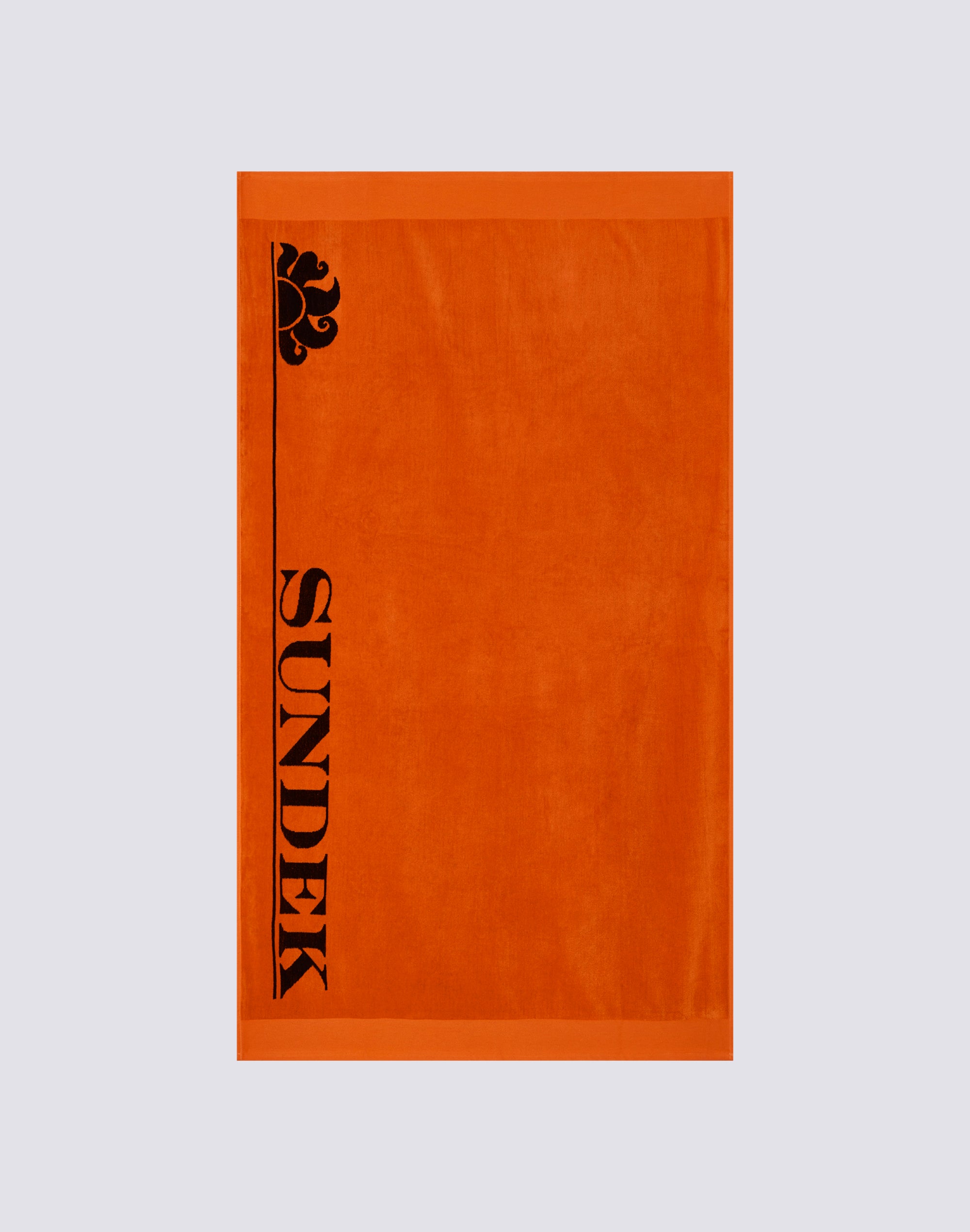 Sundek icon - jacquard beach towel with iconic logo AM302ATC1000-04701 ...