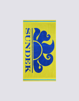 NEW CLASSIC - JACQUARD BEACH TOWEL WITH LOGO