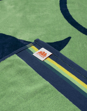 NEW CLASSIC - JACQUARD BEACH TOWEL WITH LOGO