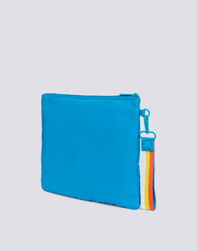 LUDWIG - CLUTCH BAG WITH RAINBOW DETAIL