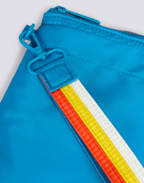 LUDWIG - CLUTCH BAG WITH RAINBOW DETAIL