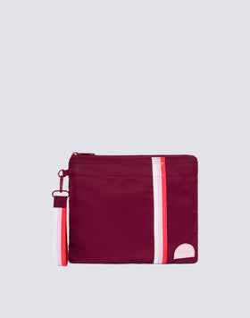LUDWIG - BOLSO DE MANO CON DETALLES ARCOIRIS