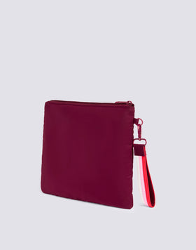 LUDWIG - BOLSO DE MANO CON DETALLES ARCOIRIS