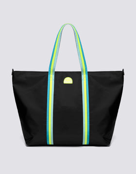 BON - BEACH BAG WITH RAINBOW DETAILS