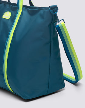 BON - BOLSO DE PLAYA CON DETALLES ARCOÍRIS