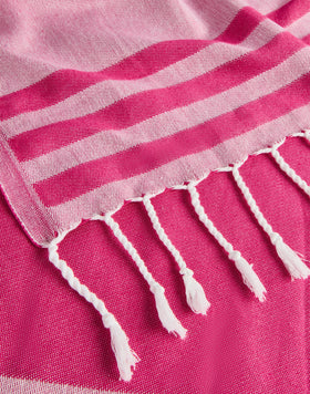 FUTA DE PLAYA DE JACQUARD CON LOGOTIPO