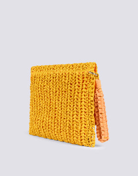 GABI - POCHETTE IN PAPER STRAW