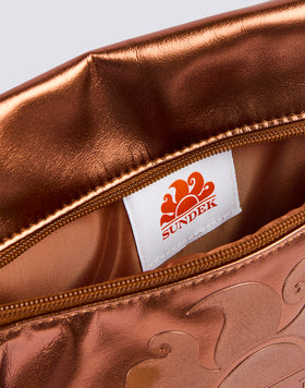 BOLSO DE MANO LAMINADO CON LOGOTIPO